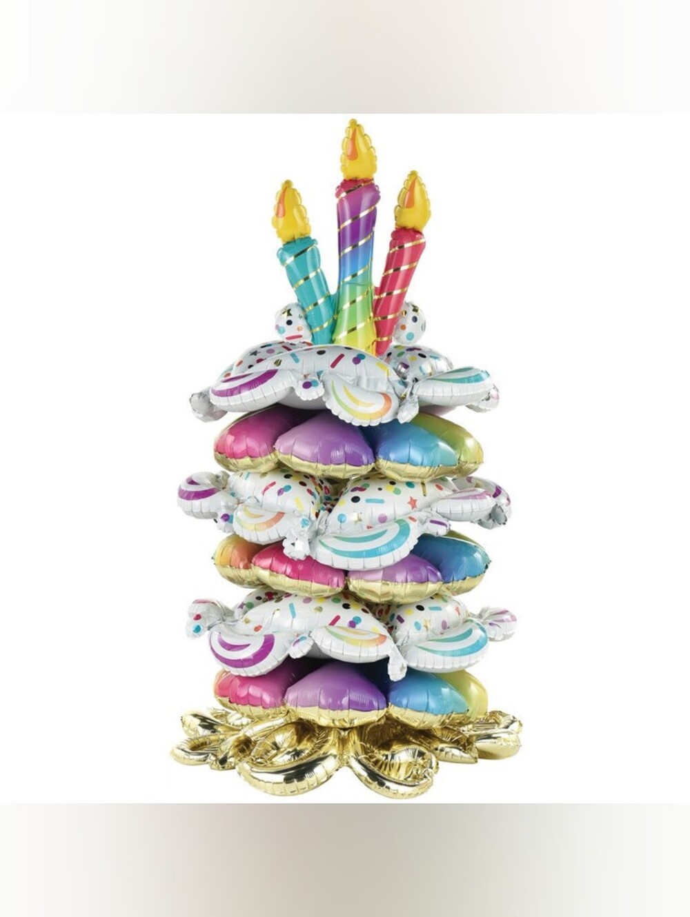 Stackerz Birthday Cake Foil Balloon